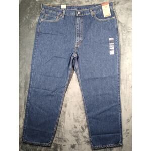 Levis 550 Jeans Mens 42x29 Blue Relaxed Dark Wash Straight Leg Denim